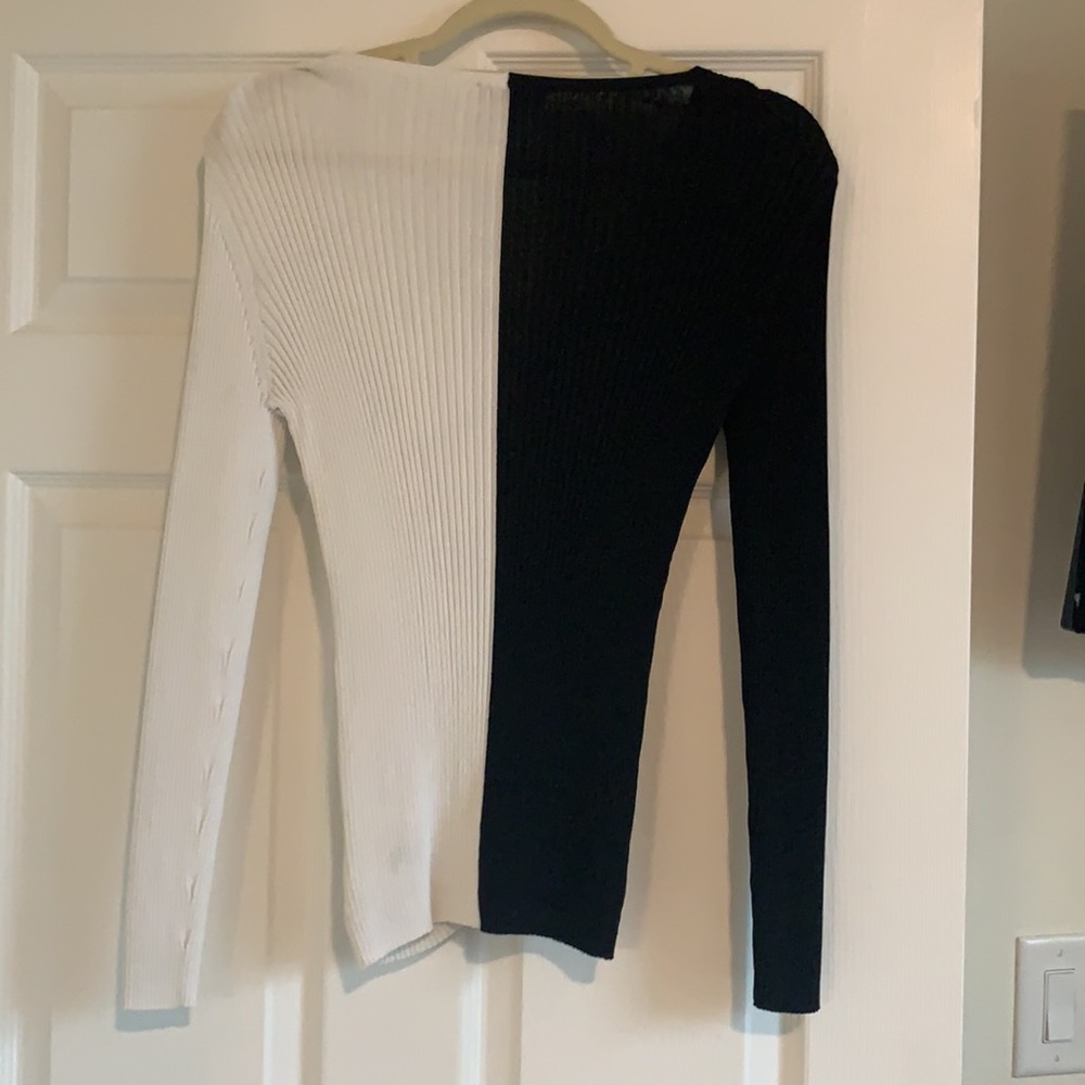 Staud Black and White Sweater - Picture 3 of 3